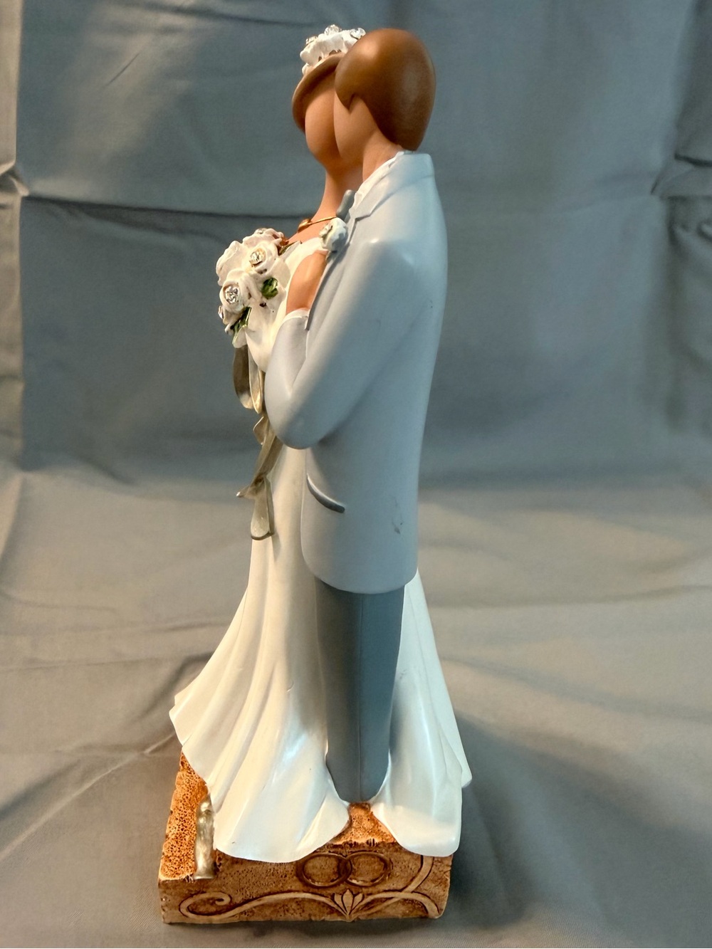 Enesco Legacy of Love Kim Lawrence Wedding Cake Topper Bride & Groom Table Decor - Picture 9 of 12